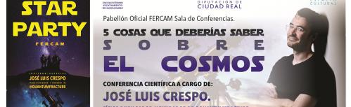 Conferencia de QuantumFracture en las II jornadas de astronomía y ciencia 'Julián Gómez-Cambronero'