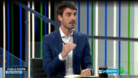 Pablo Simón durante su participación en el programa El Objetivo