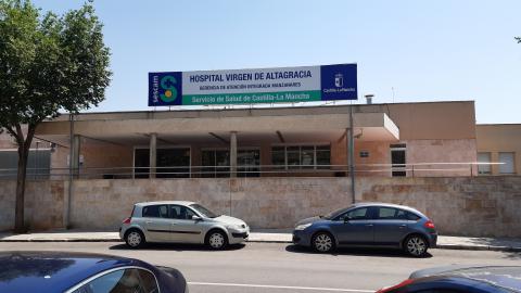 Exterior del hospital de Manzanares 