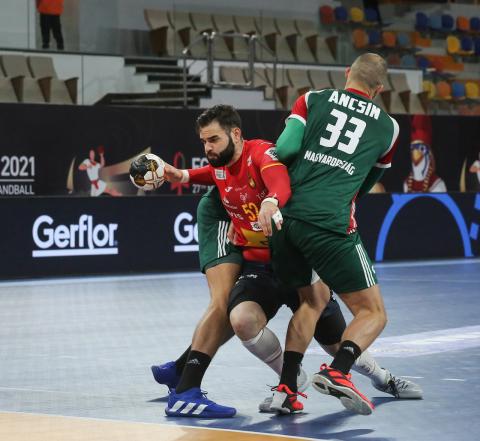 Rubén Marchán en el España-Hungría del Mundial 2021 de Egipto (Fotografía de Egypt 2021)