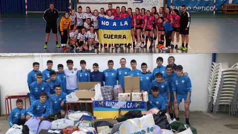 El deporte de Manzanares muestra su apoyo a Ucrania