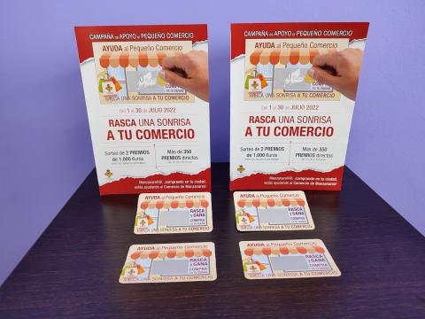 Campaña 'Rasca una sonrisa a tu comercio'