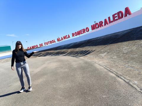 Inauguración del campo 'Blanca Romero Moraleda'