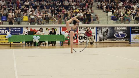 Una de las competidoras de la liga Ros en Manzanares