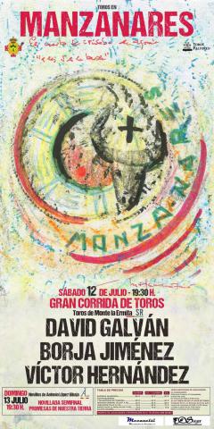 Cartel de la corrida de feria 2025 de Manzanares