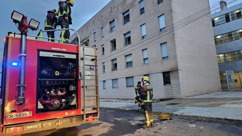 Incendio vivienda Avenida del Parque