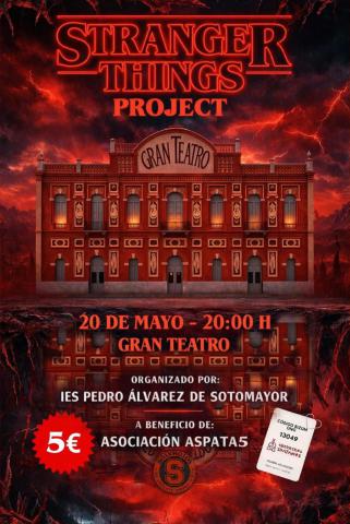 Cartel del 'Stranger Things Project' del IES 'Sotomayor'
