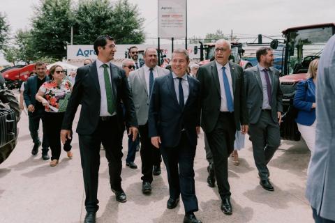 García Page durante la inauguración de Fercam en 2024