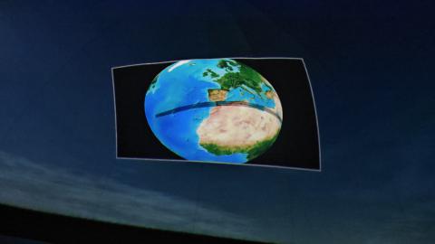 Proyección 360 en el planetario de Astroinmersión