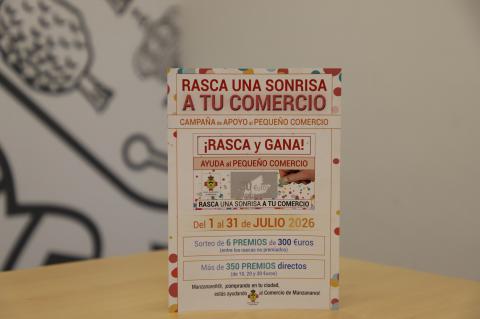 Presentación de la campaña Rasca una sonrisa a tu comercio 2026