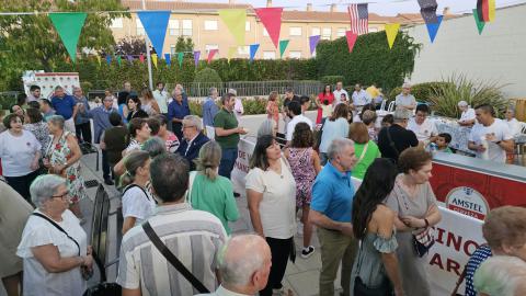 Imagen de la jornada de convivencia de la gala vecinal de San Blas en 2025