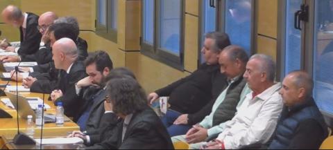 Acusados e implicados antes de conocer el veredicto
