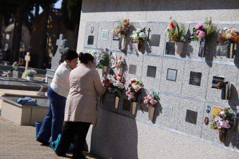 Preparación del cementerio para el Día de Todos los Santos 2026