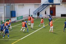 Ataque del Manzanares CF juvenil ante el Hellín