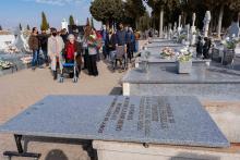 Inhumación Francisco Martín-Carnerero. Imagen: Óscar Rodríguez - ARMH