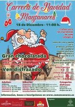 Cartel de la carrera de Navidad 2022