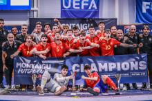 La selección española sub-19 gana la Montaigu Futsal Cup 2023 (Fotografía: Illusions&Réalisme)