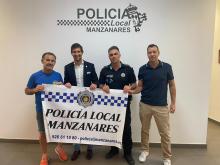 Santos Ruiz y Manolo Pastor con Javier Nieto-Márquez y Manuel José Palacios