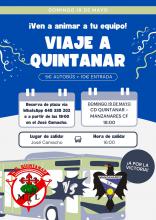 Desplazamiento a Quintanar de la Orden - Manzanares CF