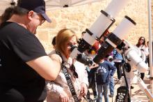Observación eclipse parcial sol