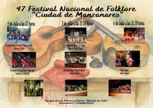 Programa del 47º del festival nacional de folclore 'Ciudad de Manzanares'