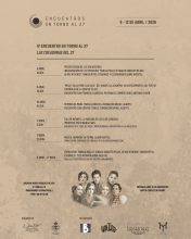 Programación de los IV Encuentros en torno al 27