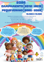 Campamento urbano y pequeverano 2026