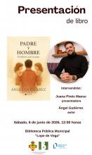 Cartel presentación de libro Ángel Gutiérrez