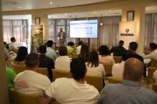 Jornada de sostenibilidad en el transporte profesional del Grupo Peinado-Scania