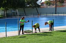 Preparación de la piscina municipal para su apertura (verano 2026)