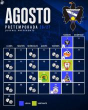 Manzanares CF juvenil - Calendario de la pretemporada 2026-27