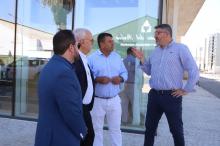 Visita de Julián Nieva y Pablo Camacho a la Cooperativa Jesús del Perdón-Bodegas Yuntero