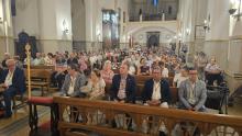 Numerosos fieles en el novenario