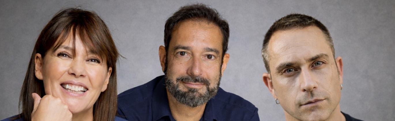 Mabel Lozano, Pere Estupinyà y Miquel Ramos