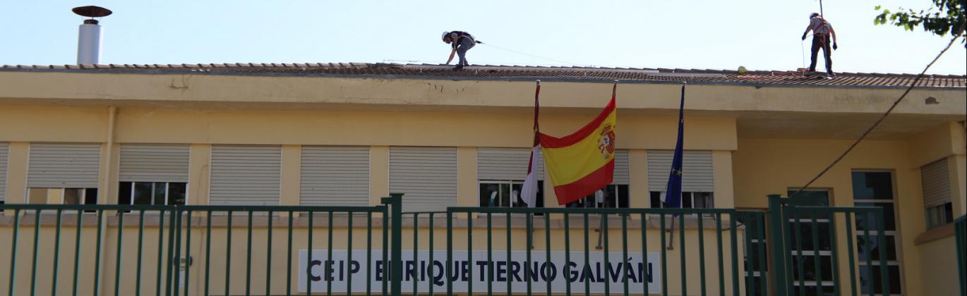 Inicio plan de climatización sostenible - CEIP Enrique Tierno Galván