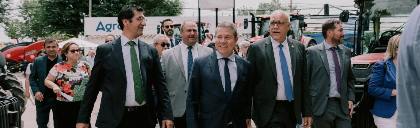 García Page durante la inauguración de Fercam en 2024