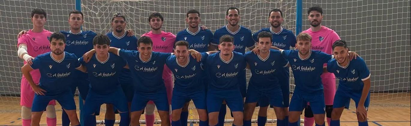 Formación del Manzanares FS en el amistoso de Granada