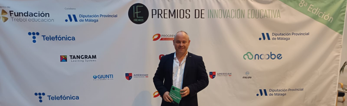 José Jiménez en los Premios de Innovación Educativa