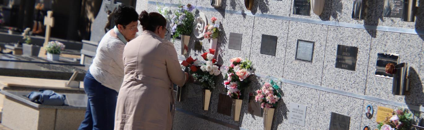 Preparación del cementerio para el Día de Todos los Santos 2026