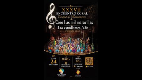 Embedded thumbnail for Coro de los estudiantes Cádiz (XXXVII Encuentro coral 'Ciudad de Manzanares')